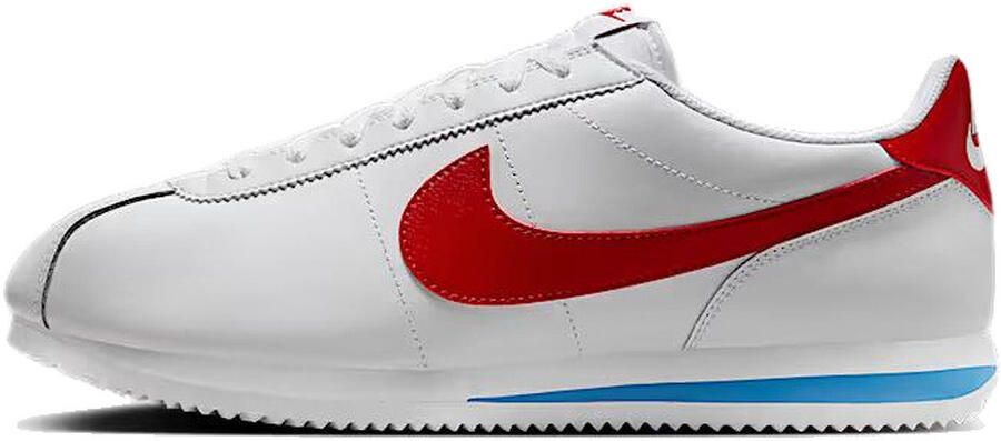 Nike Herenschoenen Cortez Leather Donker Blauw- Heren Donker Blauw - Foto 3
