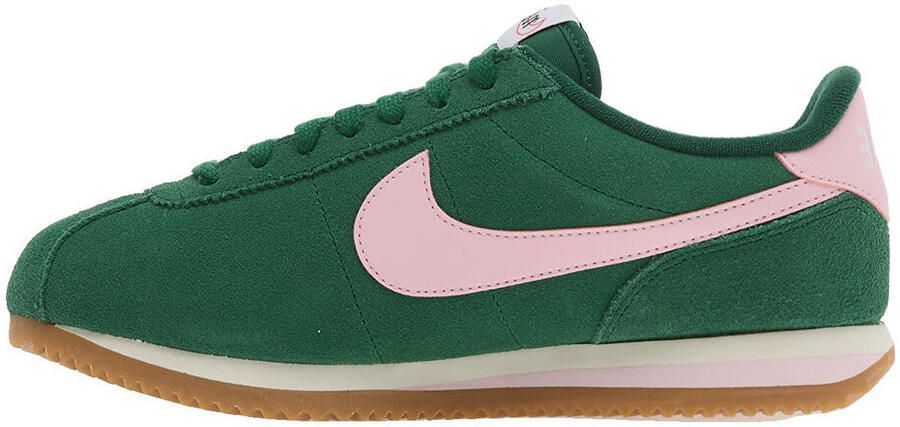 Nike Lage Sneakers Baskets cortez suede sport green pink foam-sail - Foto 2