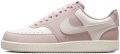 Nike Lage Sneakers Baskets court vision low cuir - Roze