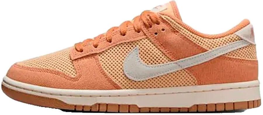 Nike Lage Sneakers Baskets Dunk Orange cuir
