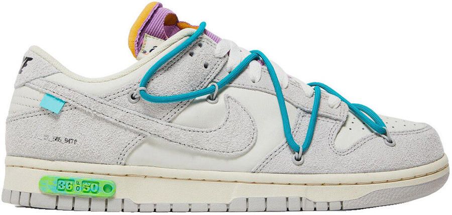 Nike Lage Sneakers Baskets off-white lot 36 cuir