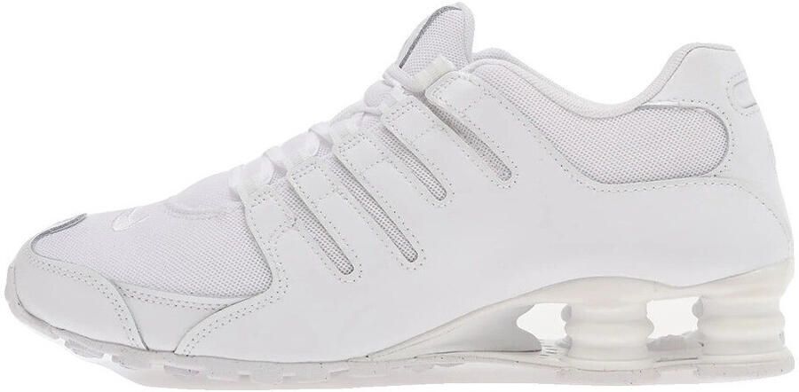 Nike Sportswear Sneakers laag 'SHOX NZ' zilvergrijs offwhite