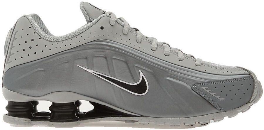 Nike Sportswear Sneakers laag 'SHOX R4' grijs lichtgrijs zwart