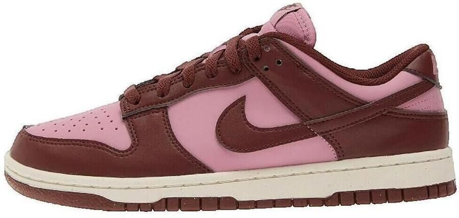 Nike Dunk Low White Dark Pony Sail Ele tal Pink- White Dark Pony Sail Ele tal Pink
