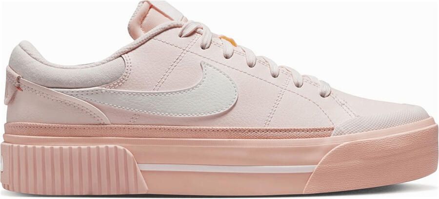 Nike Court Legacy Lift sneakers lichtroze wit