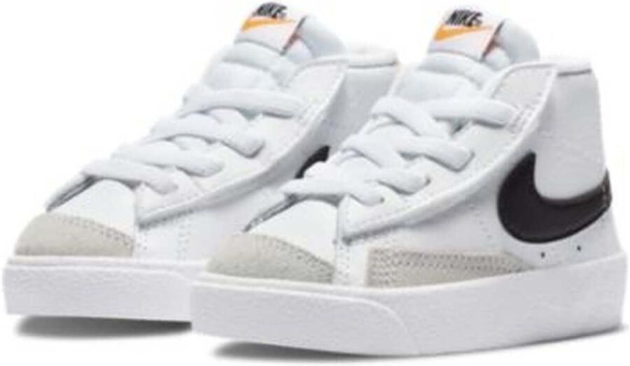 Nike Blazer Mid '77 (td) Basketball Schoenen white black total orange maat: 25 beschikbare maaten:18.5 19.5 25 26 27 - Foto 6