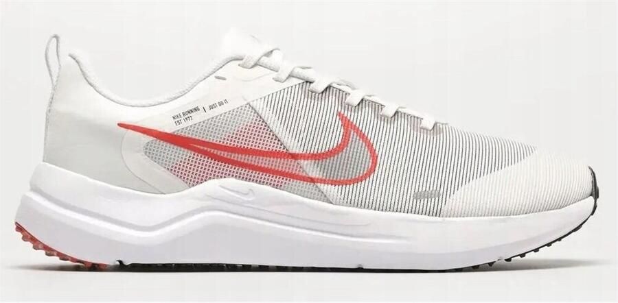 Nike downshifter 12 hardloopschoenen wit rood heren - Foto 4