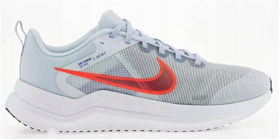 Nike Downshifter 12 Hardloopschoen voor heren(straat) Football Grey Concord White Bright Crimson - Foto 5