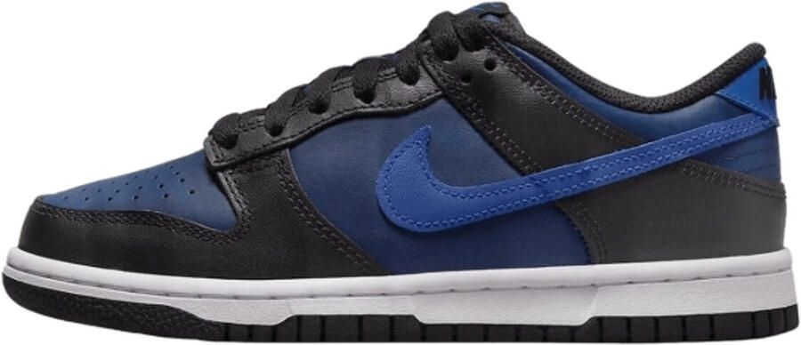 Nike dunk low Dunk Low (GS) Midnight Navy Game Royal Black Sneakers Unisex Blauw Zwart Wit - Foto 2