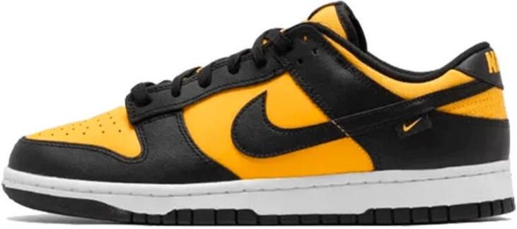 Nike Lage Sneakers Dunk Low Black University Gold