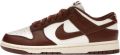 Nike Cacao Wow Dunk Low Blue Airbrush Sneakers Brown - Wit