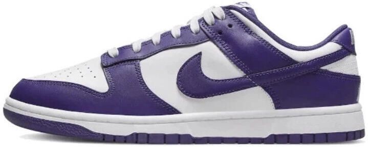 Nike Dunk Low Retro Court Purple Sneakers nen Wit Paars - Foto 4