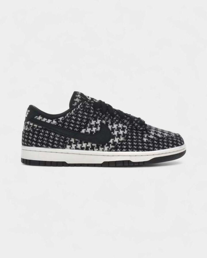 Nike Lage Sneakers Dunk Low Harris Tweed White Black Multi ( 's)