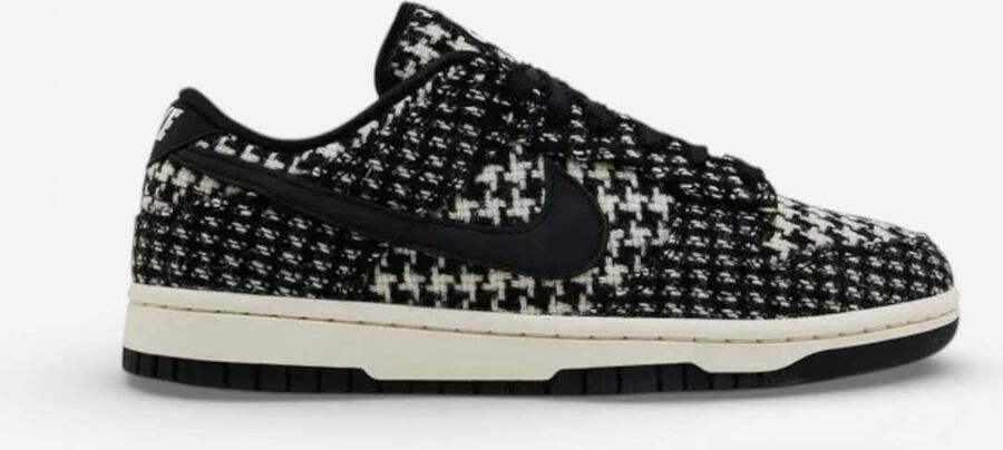 Nike Lage Sneakers Dunk Low Harris Tweed White Black Multi ( 's)