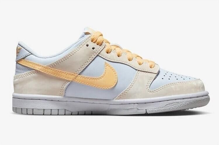Nike Dunk Low (gs) Basketball Schoenen pale ivory melon tint football grey maat: 37.5 beschikbare maaten:36.5 37.5 38 39 40 - Foto 2