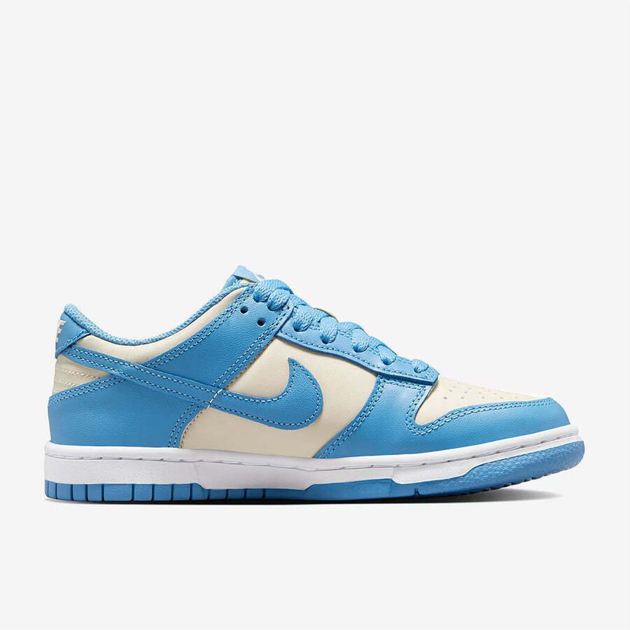 Nike Lage Sneakers Dunk Low Light Silver Sail Light Photo Blue (GS) - Foto 2