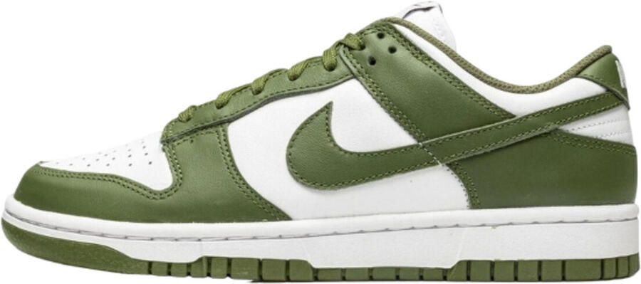 Nike WMNS Dunk Low Medium Olive White Medium Olive-White DD1503-120 Schoenen Sneakers Groen Green - Foto 7