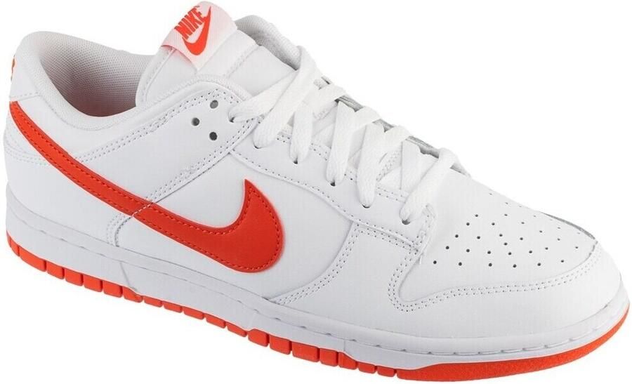 Nike Dunk Low Retro ''Picante Red'' Sneakers Unisex Wit Rood - Foto 2