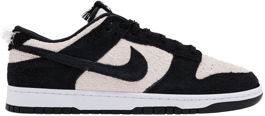 Nike Lage Sneakers Dunk Low Retro SE Panda-Monium White Black Suede - Foto 2