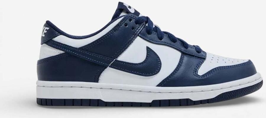Nike Lage Sneakers Dunk Low Retro "White Midnight Navy" - Foto 2