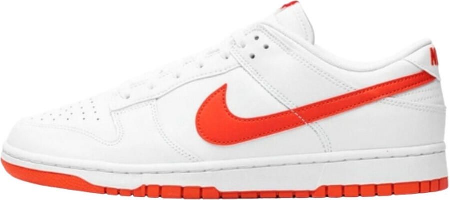 Nike Dunk Low Retro Basketball Schoenen white picante red maat: 43 beschikbare maaten:42.5 43 44.5 45 46 - Foto 4