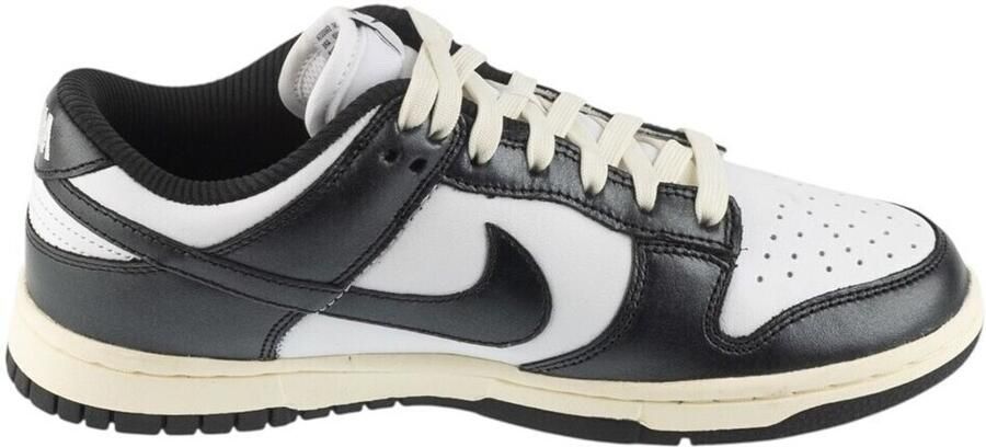 Nike Dunk Low Premium White Coconut Milk Black Wit Zwart Dunk Lifestyle Dames Sneakers voor Vrouwen