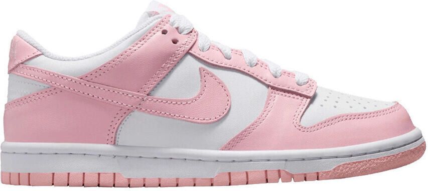 Nike Lage Sneakers Dunk Low White Medium Soft Pink (GS)