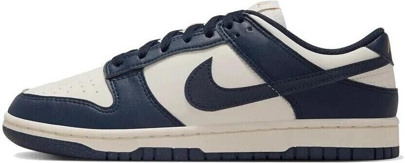 Nike Dunk Low Next Nature Gebroken Wit Donkerblauw Sneakers Doos Zonder Deksel