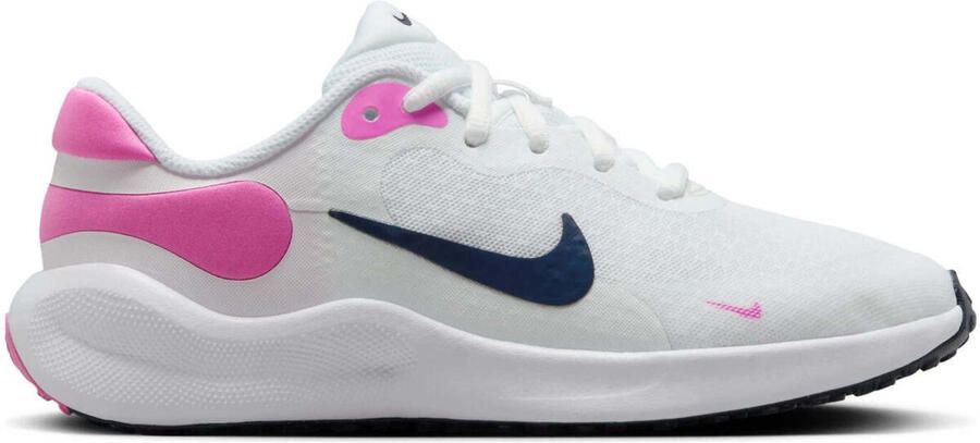 Nike Revolution 7 hardloopschoenen voor kids (straat) Wit