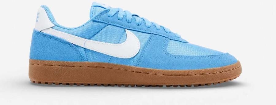 Nike Lage Sneakers Field General University Blue Gum Medium Brown White - Foto 2