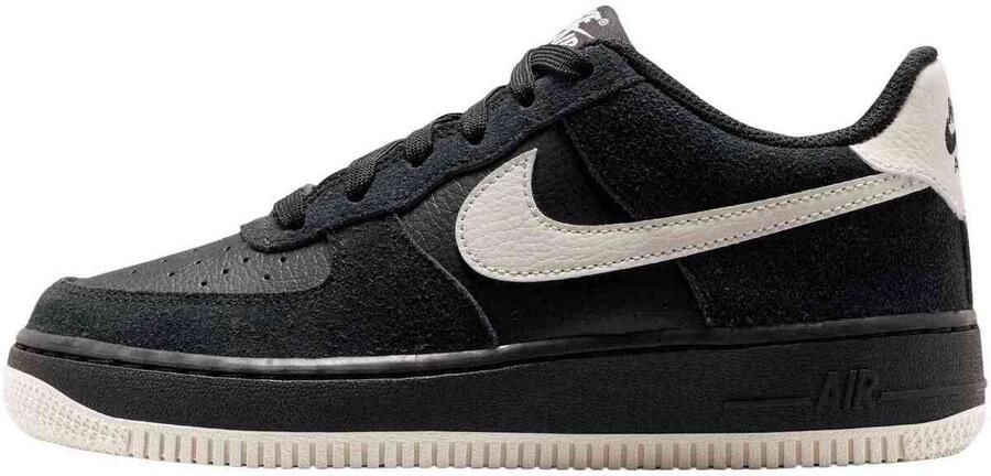 Nike Air Force Kindersneakers Zwart Mesh Synthetisch
