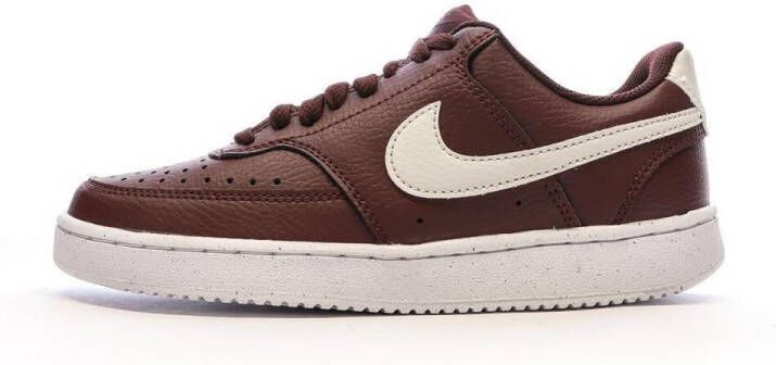 Nike Court Vision Low leren sneakers wit lichtblauw geel roze - Foto 6