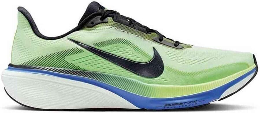 Nike Air Zoom Pegasus 42 Hardloopschoenen Neongroen Zwart Blauw