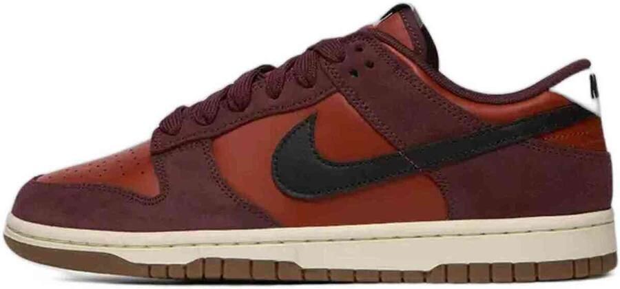 Nike Dunk Sneakers Heren Bruin Leer
