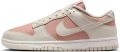 Nike Dunk Sneakers Dames Roze Mesh Synthetisch - Roze