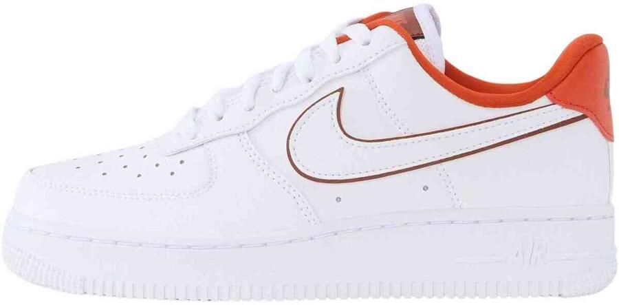 Nike Air Force Sneakers Dames Wit Mesh Synthetisch