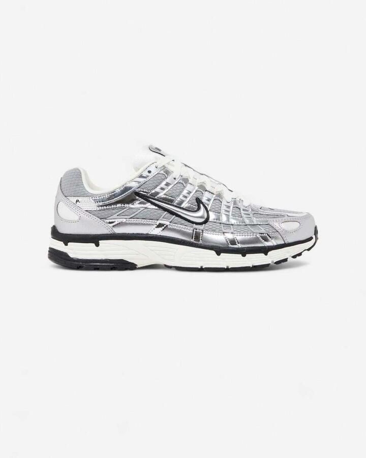 Nike Lage Sneakers P-6000 Metallic Silver