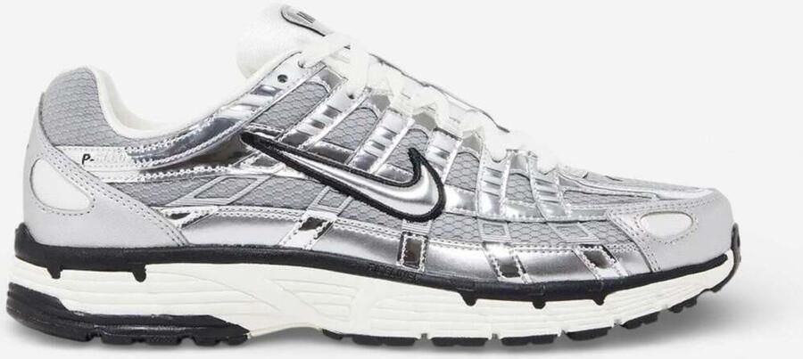 Nike Lage Sneakers P-6000 Metallic Silver Pure Platinum (Women's)