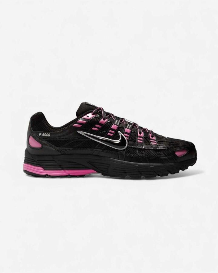 Nike Lage Sneakers P-6000 Pink Blast Metallic Silver Black