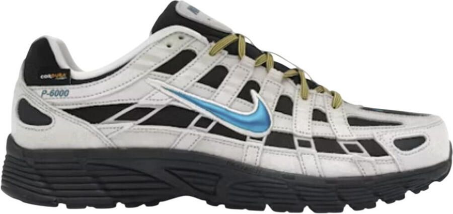 Nike Lage Sneakers P-6000 Premium Cordura Light Orewood Brown Green Abyss