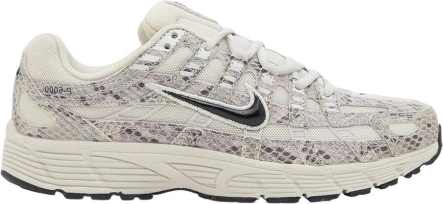 Nike Lage Sneakers P-6000 SE Snakeskin Light Bone Black ( 's)