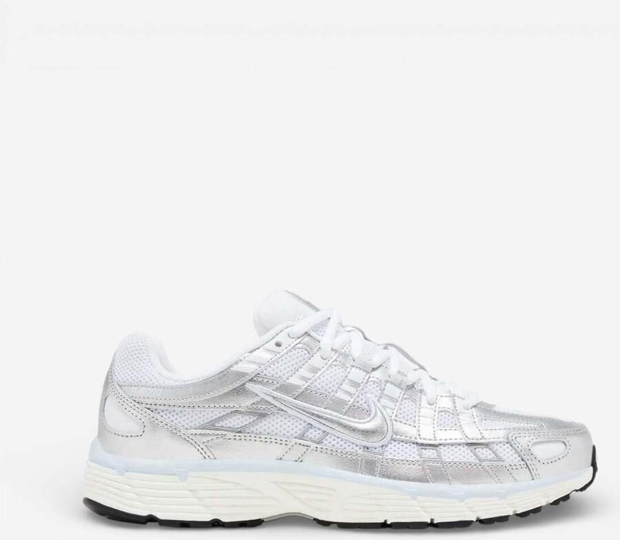 Nike Lage Sneakers P-6000 White Blue Tint Sail Metallic Silver ( 's) - Foto 2