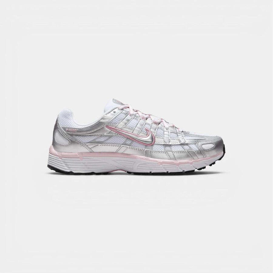 Nike Lage Sneakers P-6000 White Ele tal Pink ( 's)