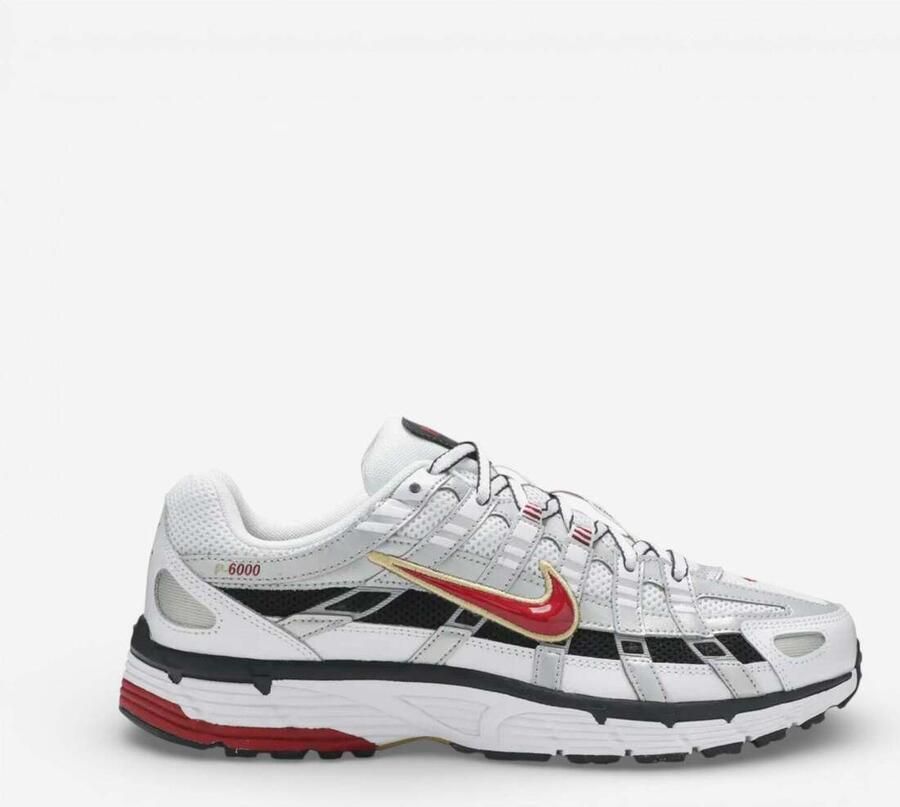 Nike Lage Sneakers P-6000 White Gold Red ( 's)