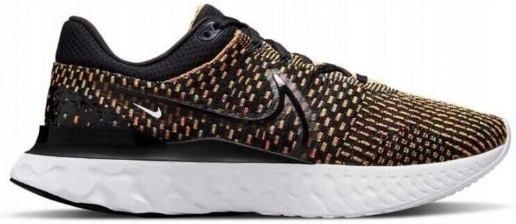 Nike React Infinity Run Flyknit 3 Hardloopschoenen voor heren(straat) Zwart - Foto 2
