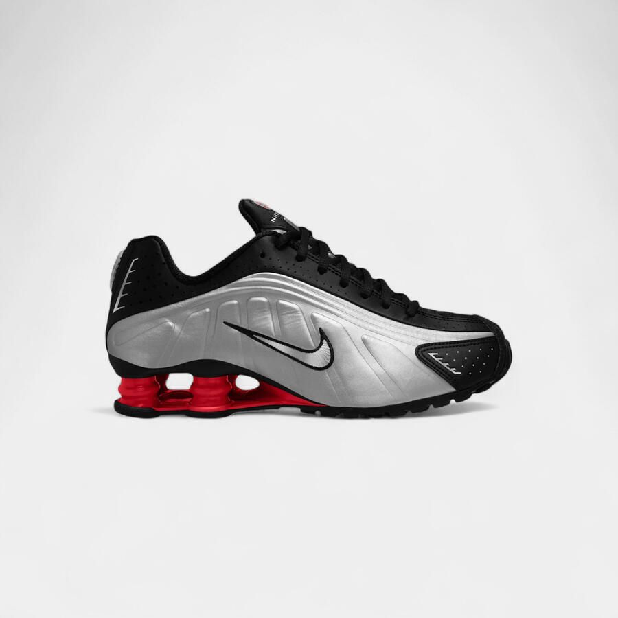 Nike Lage Sneakers Shox R4 Black Metallic Silver (2025) ( 's)