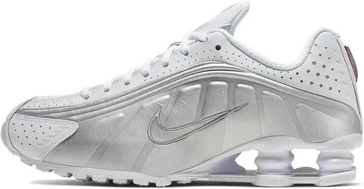 Nike Lage Sneakers Shox R4 White Metallic Silver (2019 2024) - Foto 4