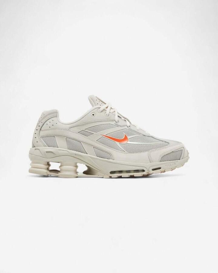 Nike Lage Sneakers Shox Ride 2 Light Bone Turf Orange
