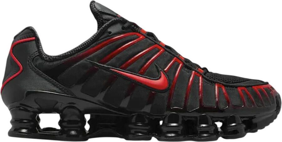 Nike Lage Sneakers Shox TL Black Light Crimson