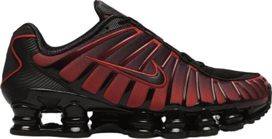 New Balance Nike Shox TL Limited Edition Heren Sneaker Zwart Rood - Foto 2